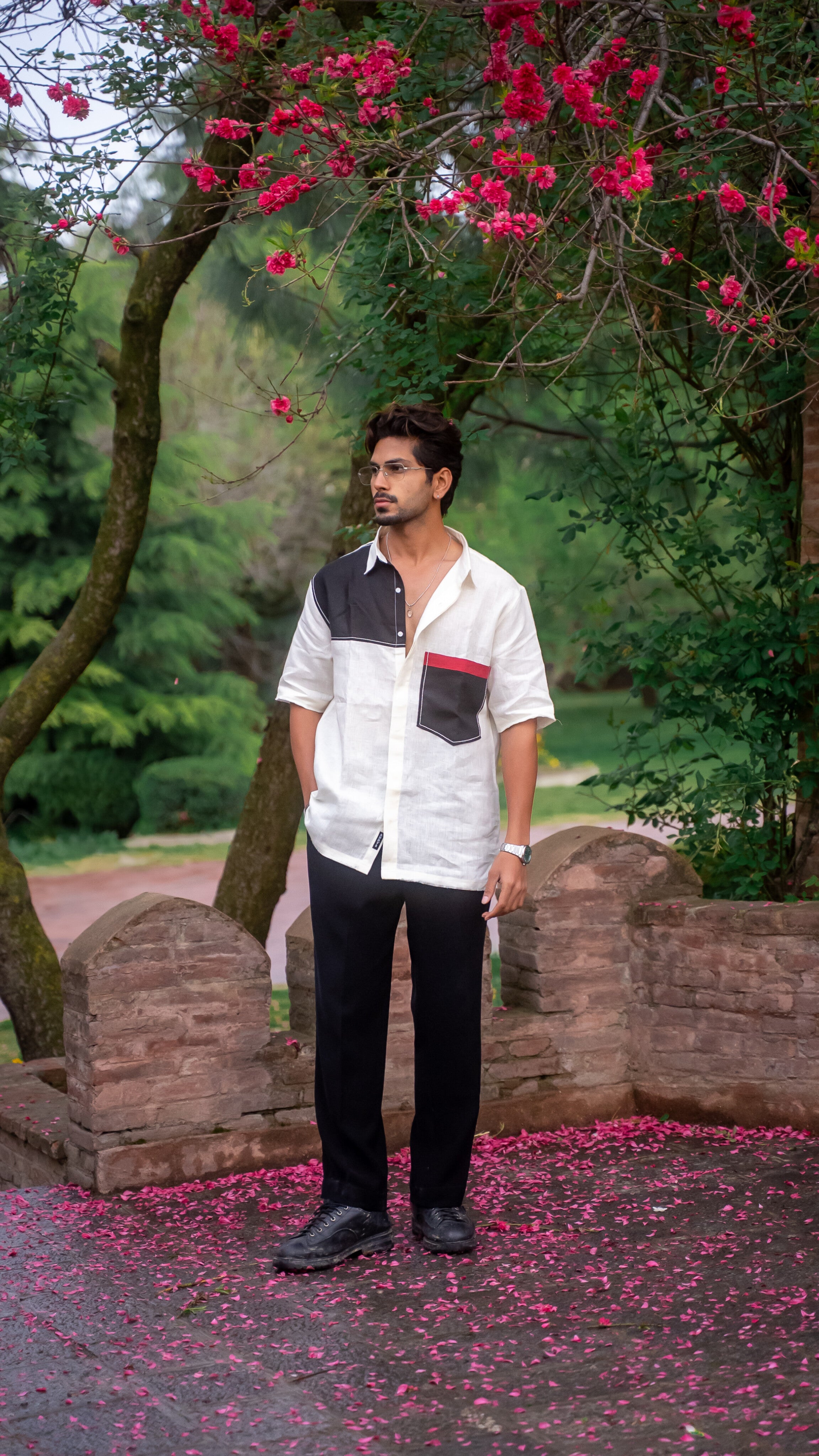 Metro Code  Pure Linen Designer Shirt