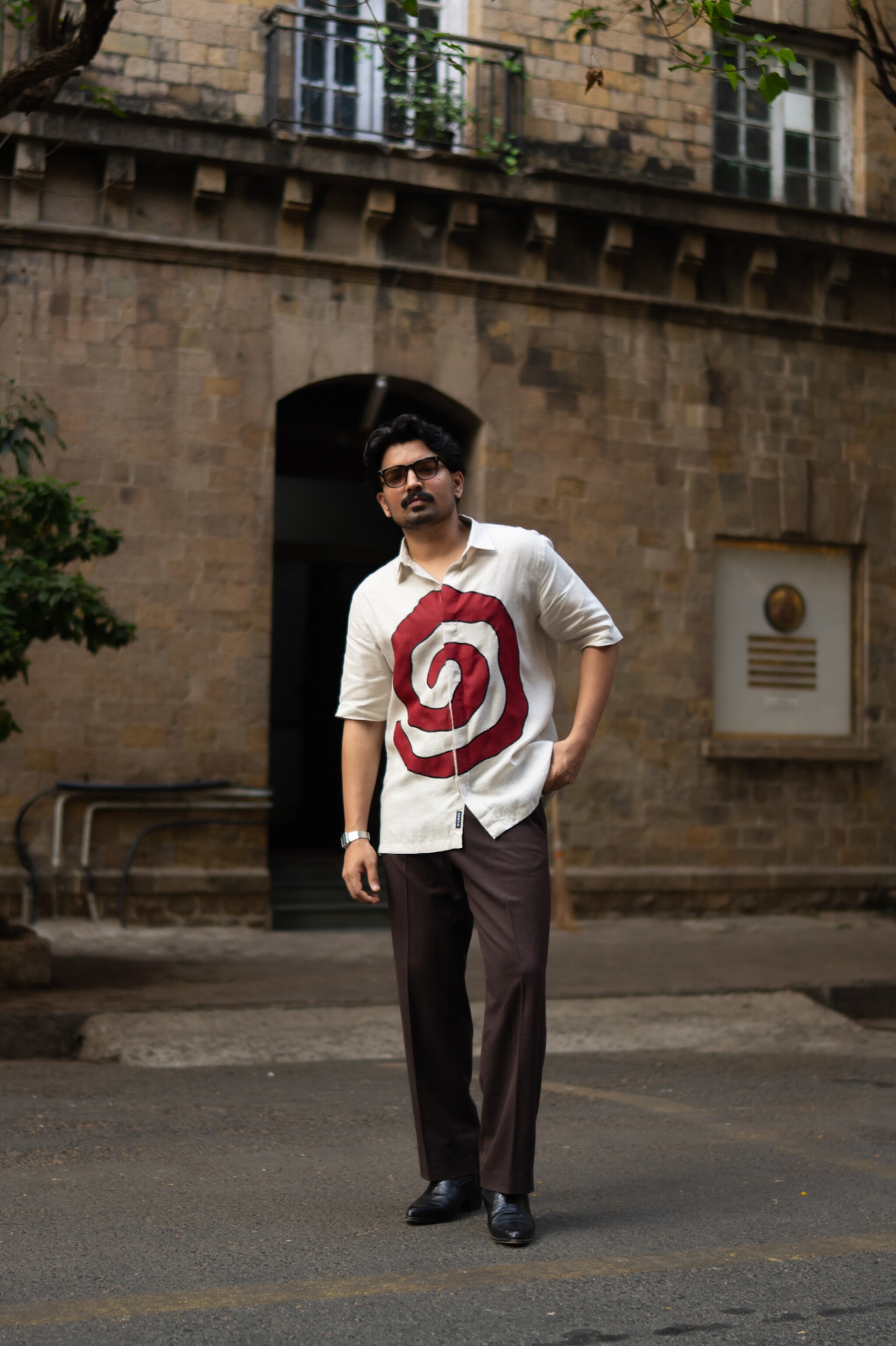 Zen Coil Pure Linen Designer Shirt