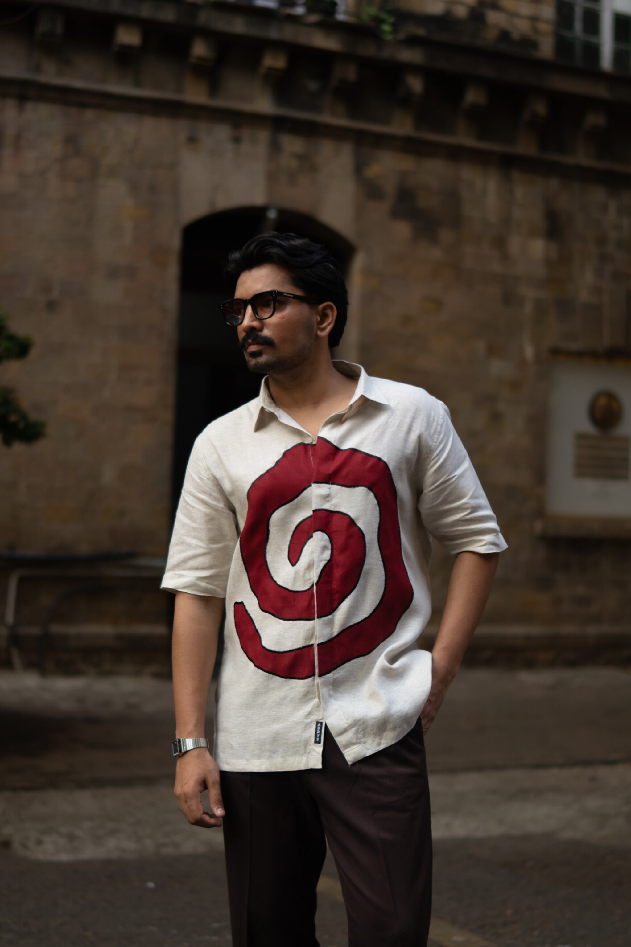 Zen Coil Pure Linen Designer Shirt