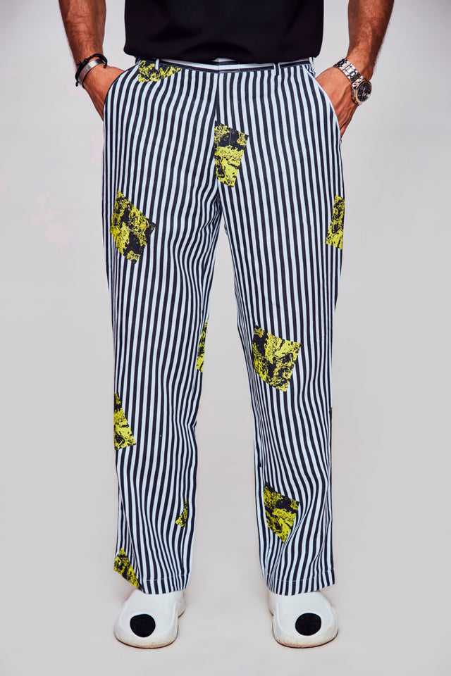 Wanted Boy :Pure Linen Wide Leg Loose Fit Pant