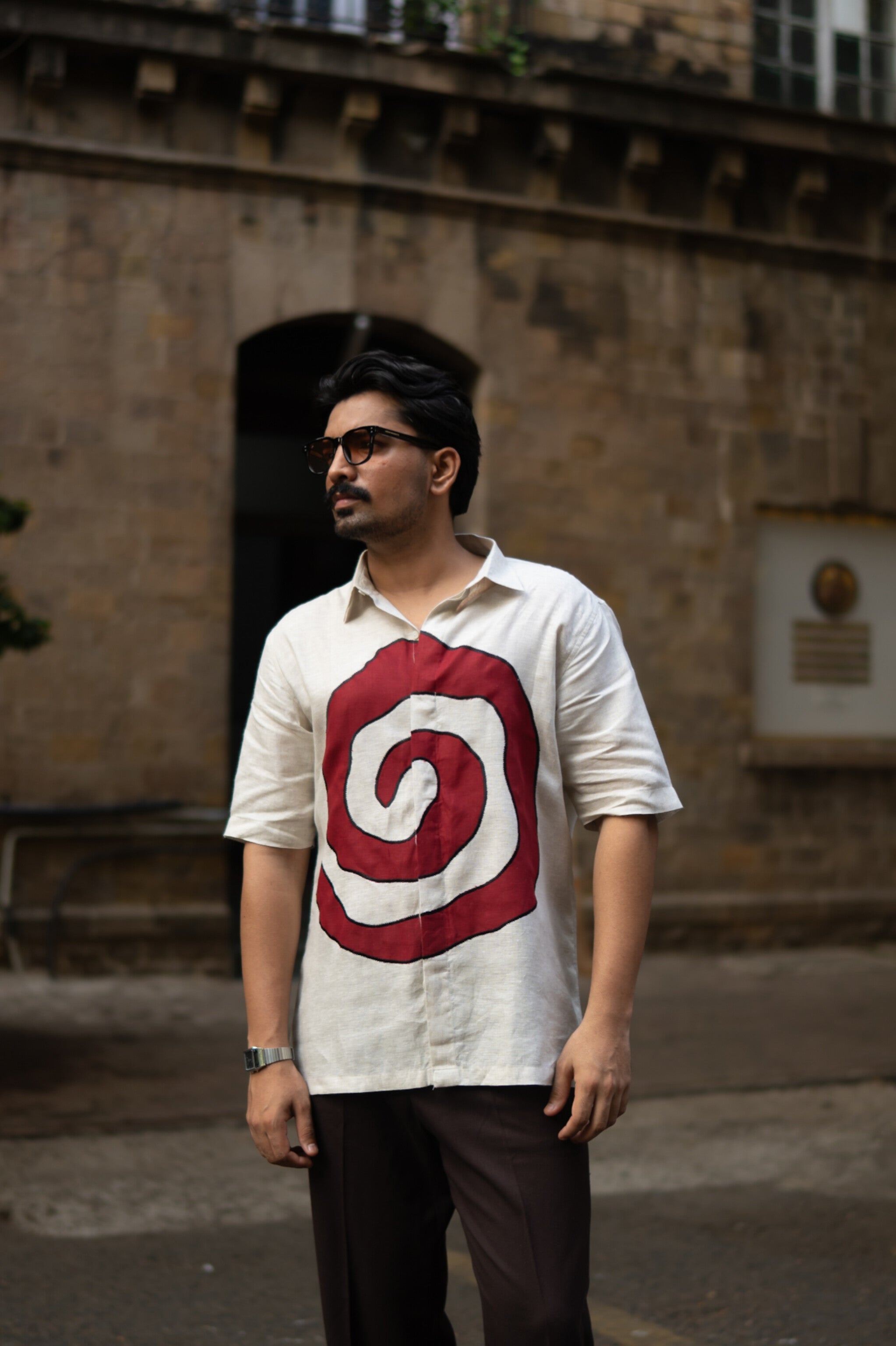 Zen Coil Pure Linen Designer Shirt