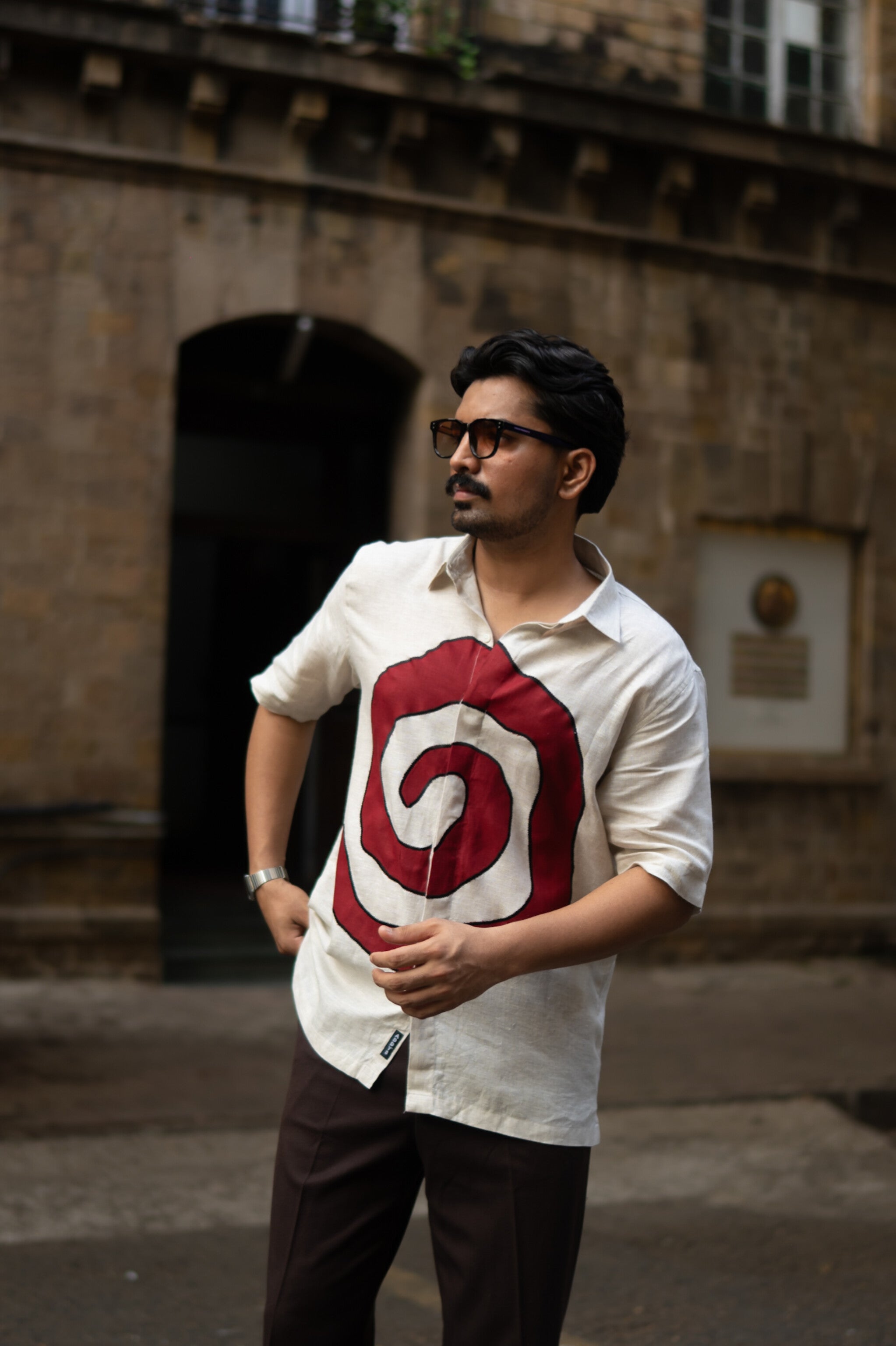Zen Coil Pure Linen Designer Shirt