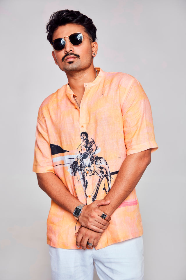 Soul Reflection Pure Satin Linen Shirt, shirt for men, shirt for women, shirts for men, shirts for women, Short Sleeve shirt, satin Pure Satin Linen shirt, beach wear shirt, party wear shirt