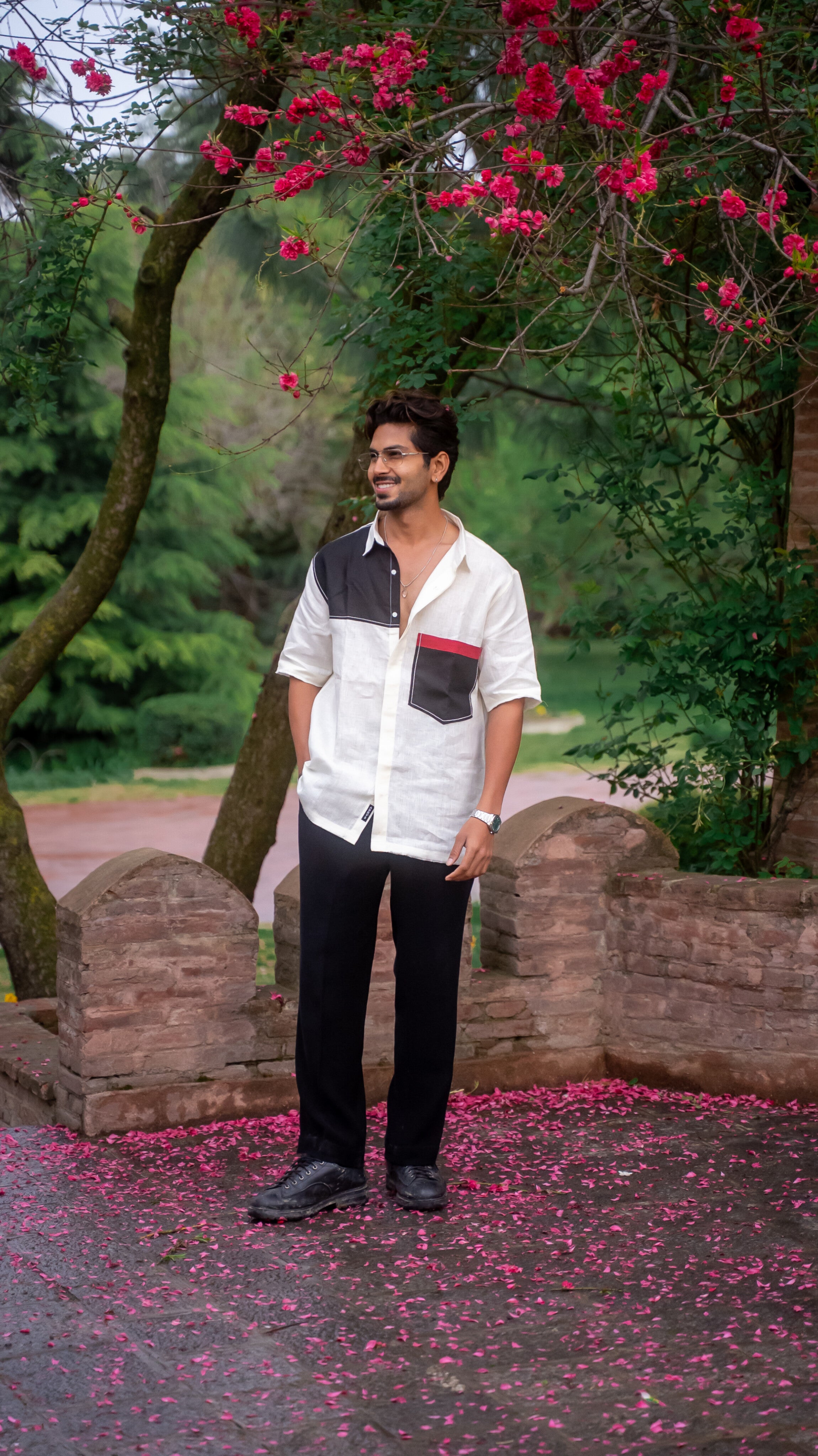 Metro Code  Pure Linen Designer Shirt