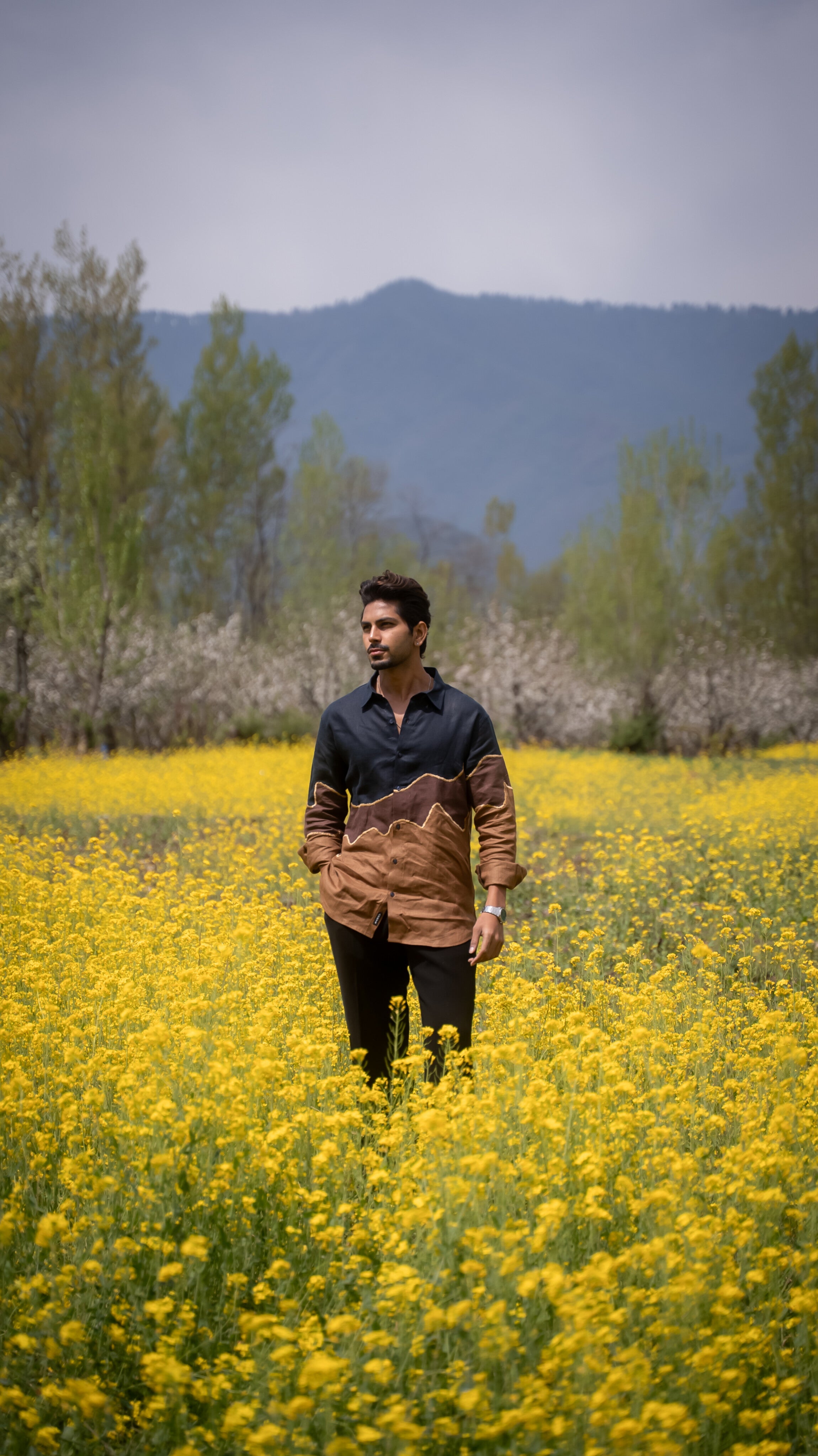 Rustic Trails Pure Linen Designer Shirt