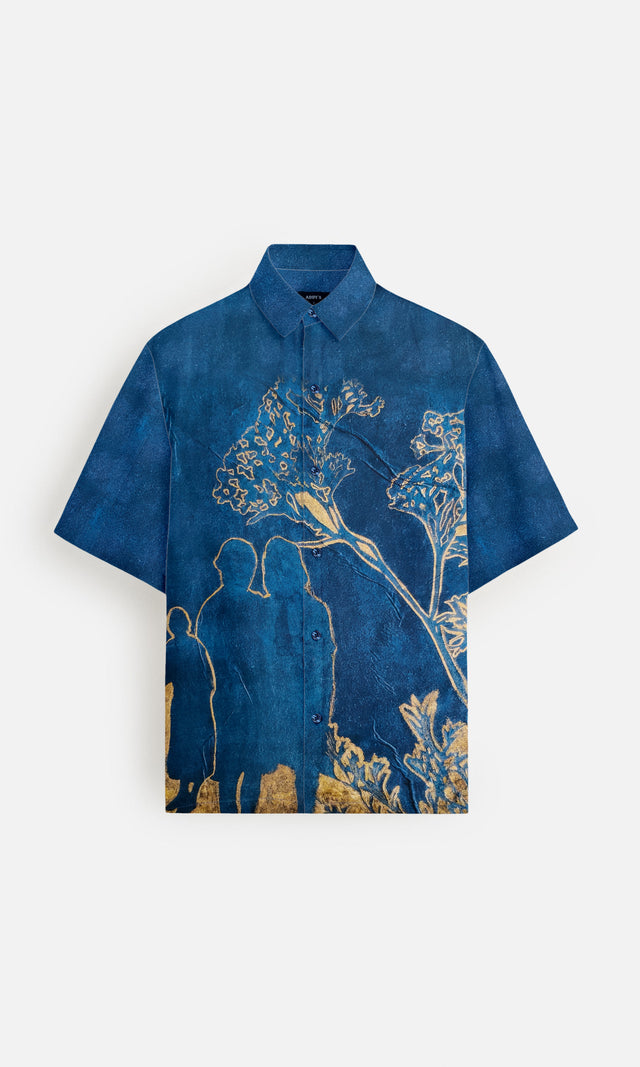 Sapphire Bloom Pure Ecovero (viscose) Short Sleeve Shirt
