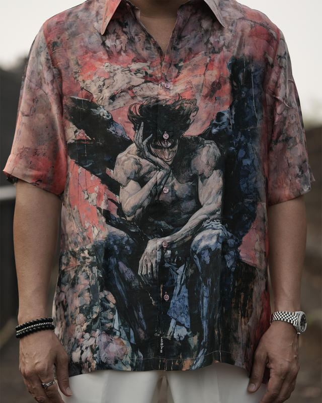 Inferno Spirit Pure Bemberg Satin Short Sleeve Shirt
