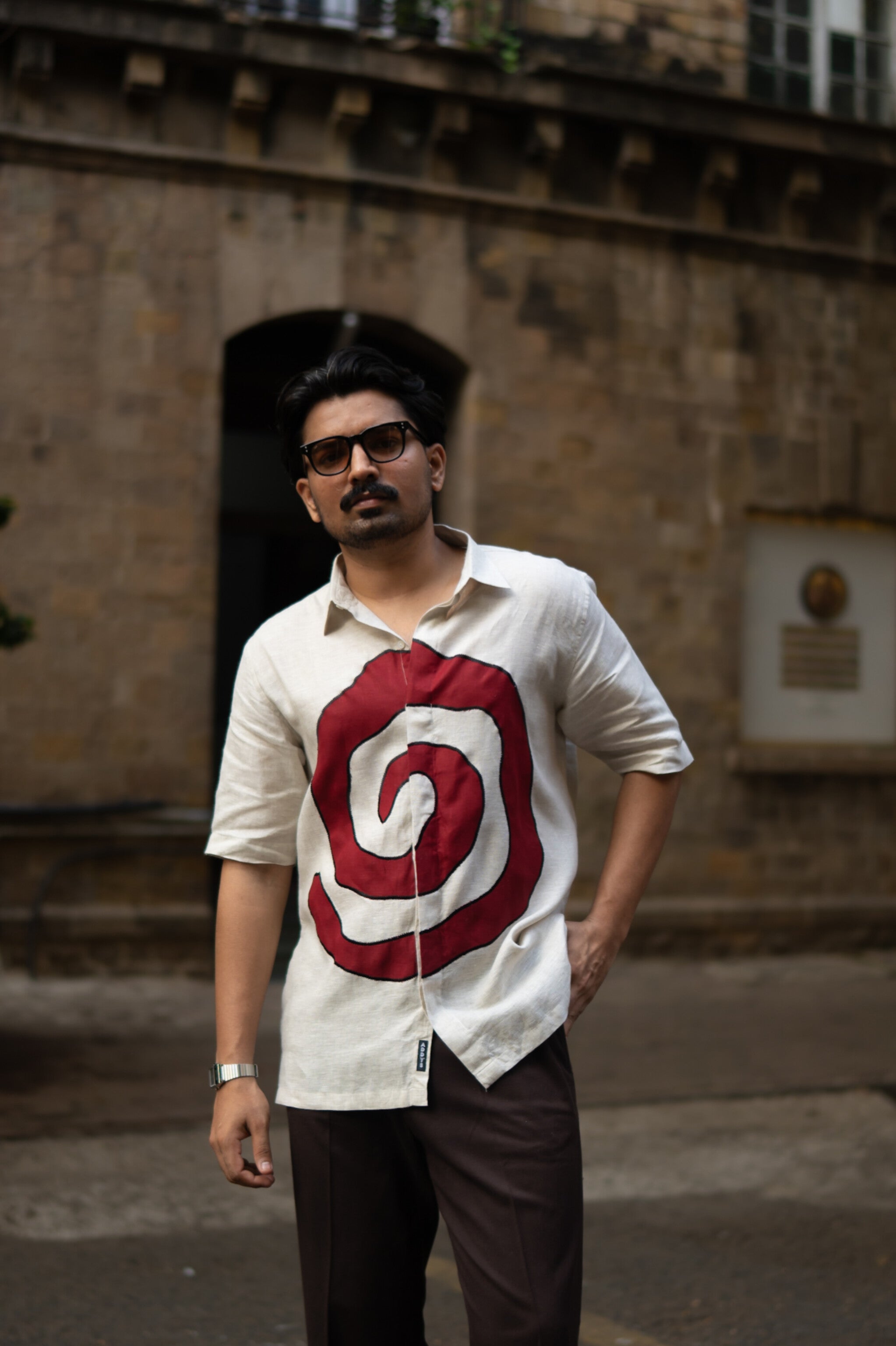 Zen Coil Pure Linen Designer Shirt