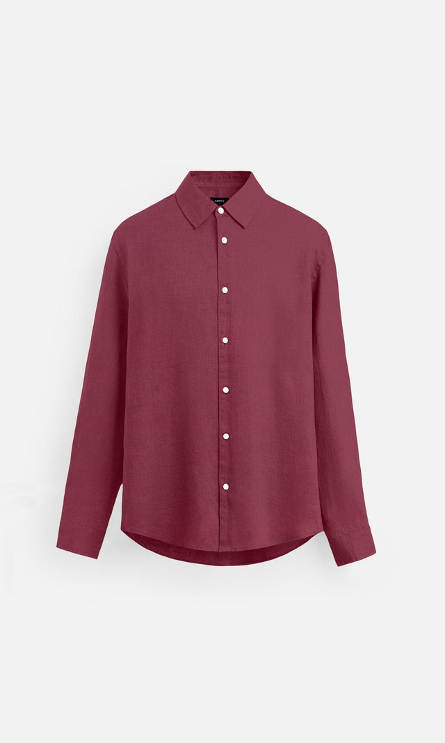 Blush Red shirt Pure Linen Shirt, Office Wear, Regular Wear, Formal Wear, Digital Printed Shirt, shirt for men, shirt for women, shirts for men, shirts for women, Full Sleeve shirt, satin Pure Linen shirt, beach wear shirt, party wear shirt