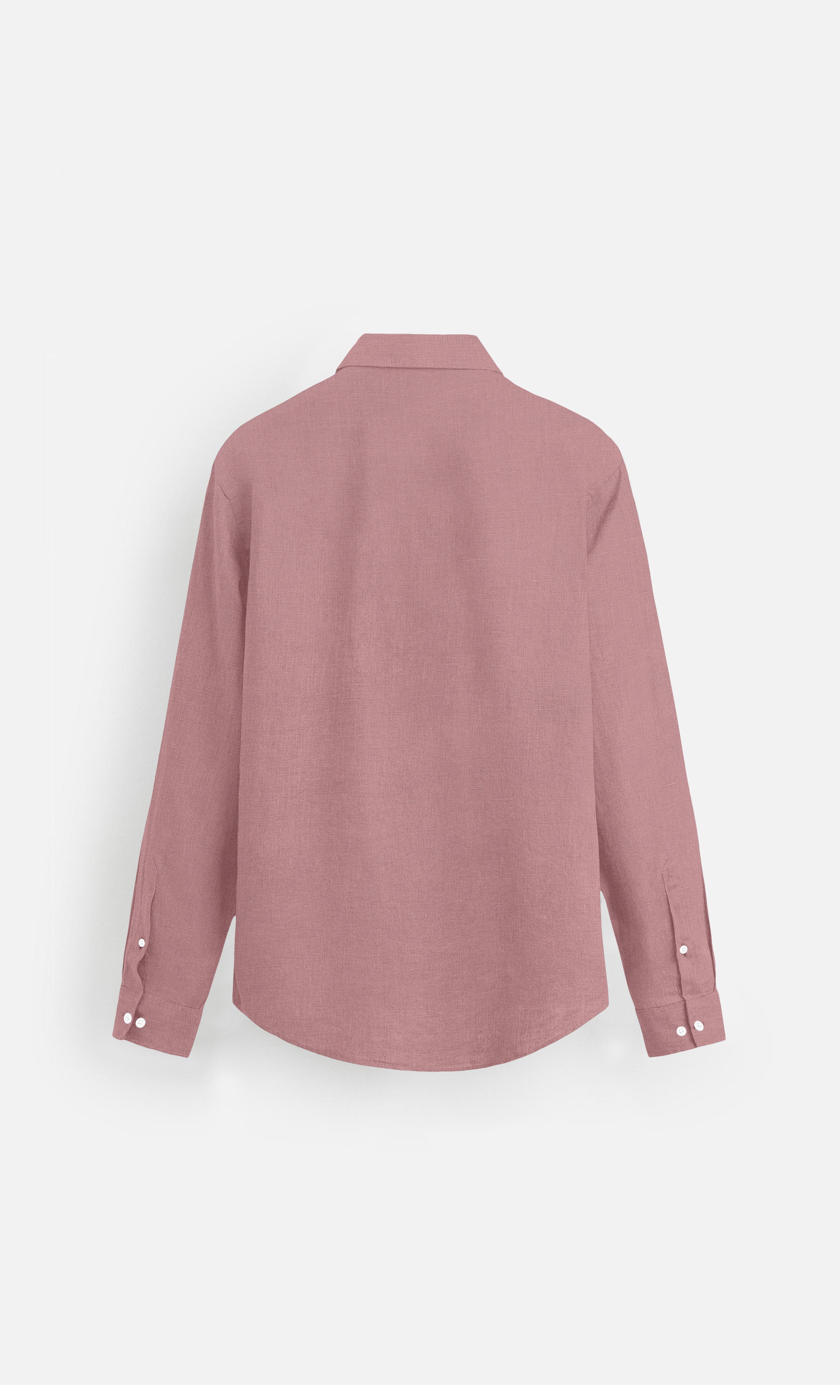 Soft Mauve Pure Linen full Sleeve Shirt - AddysForMen®