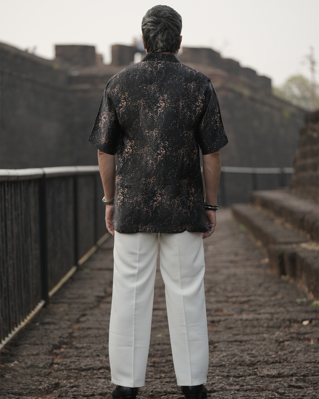 Dark Dynasty Pure Bemberg Satin Short Sleeve Shirt