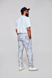 white wind :Pure Linen Loose Tapered Fit Pant
