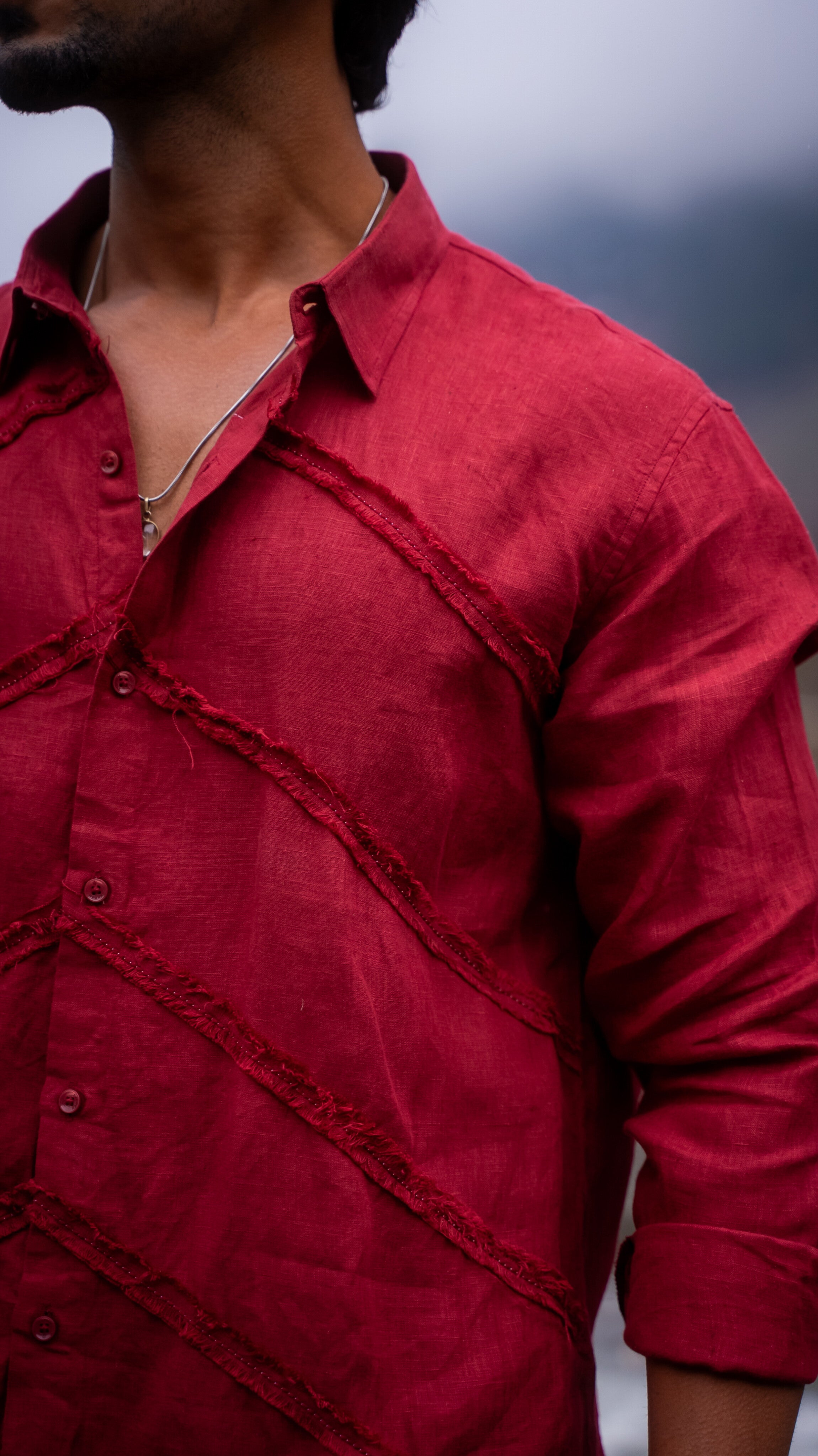 Ember Ridge Pure Linen Designer Shirt