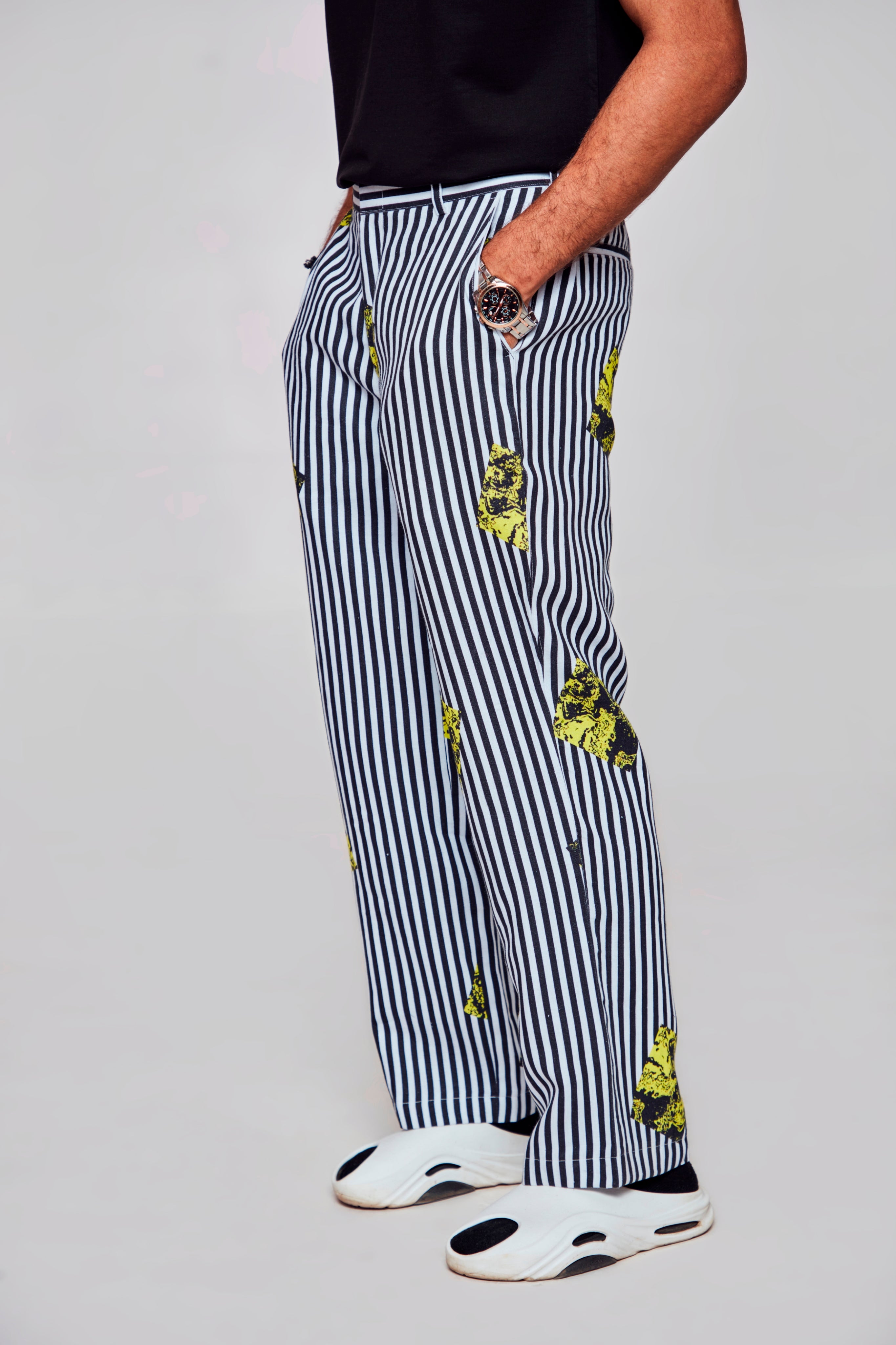 Wanted Boy :Pure Linen Wide Leg Loose Fit Pant