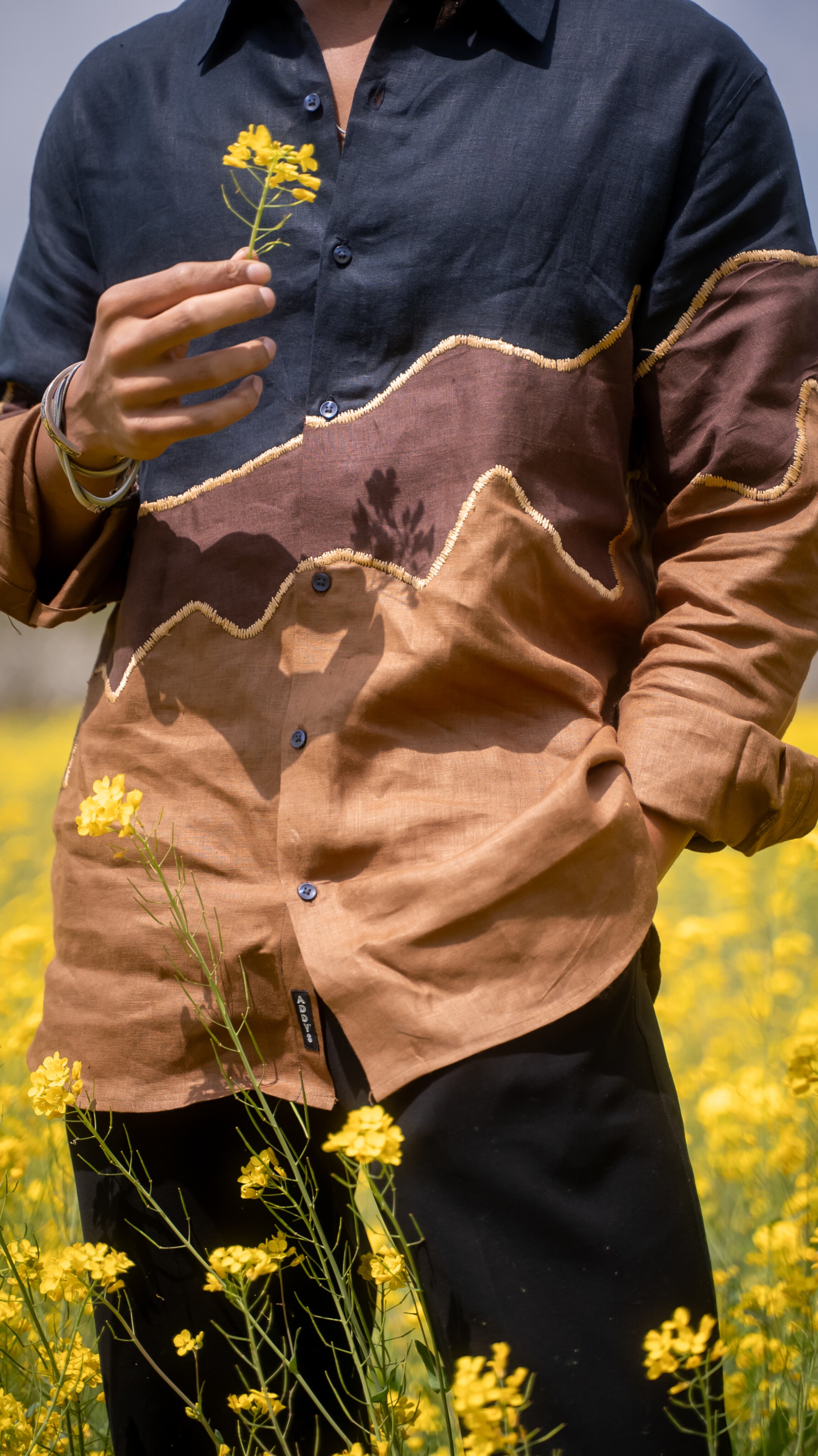 Rustic Trails Pure Linen Designer Shirt