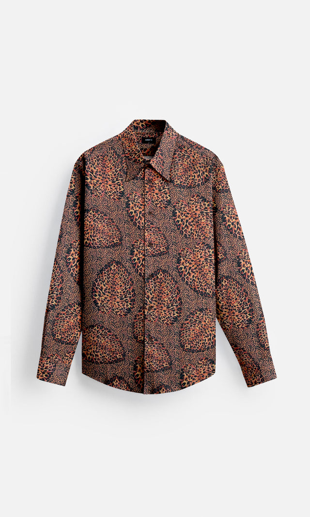 Feral Flow Pure Bemberg Satin Full Sleeve Shirt