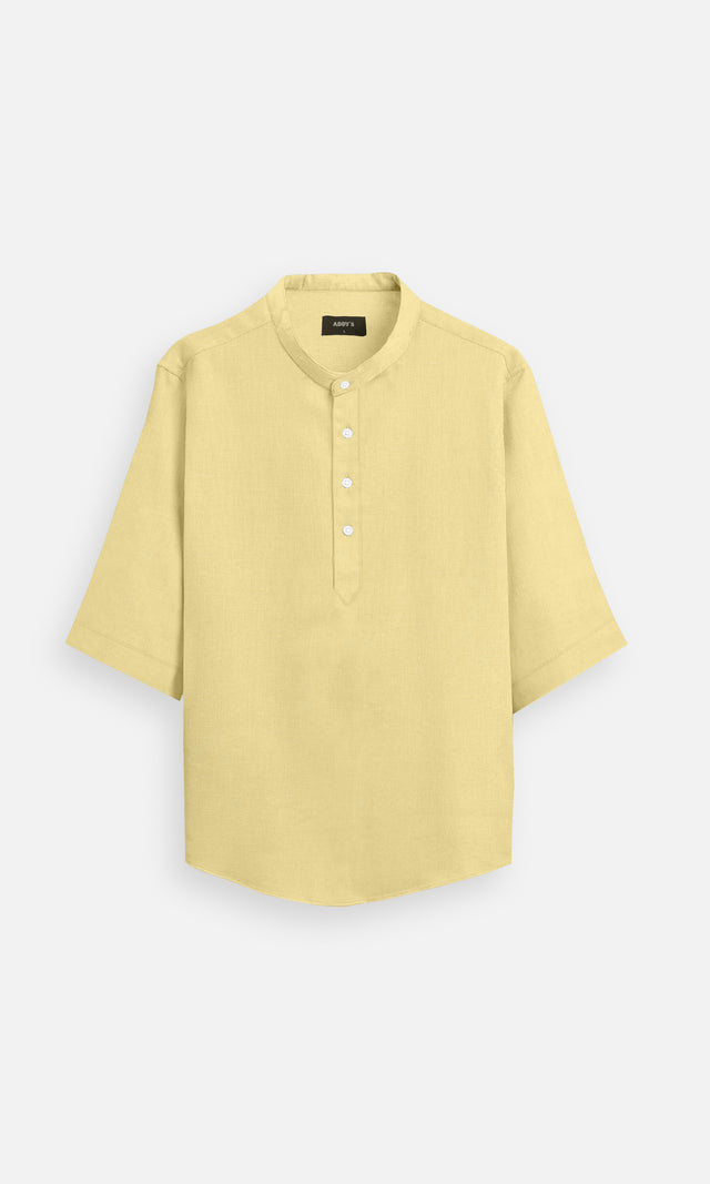 Pastel Yellow Pure Linen Shirt, Digital Printed Shirt, shirt for men, shirt for women, shirts for men, shirts for women, Short Sleeve shirt, satin Pure Linen shirt, beach wear shirt, party wear shirt