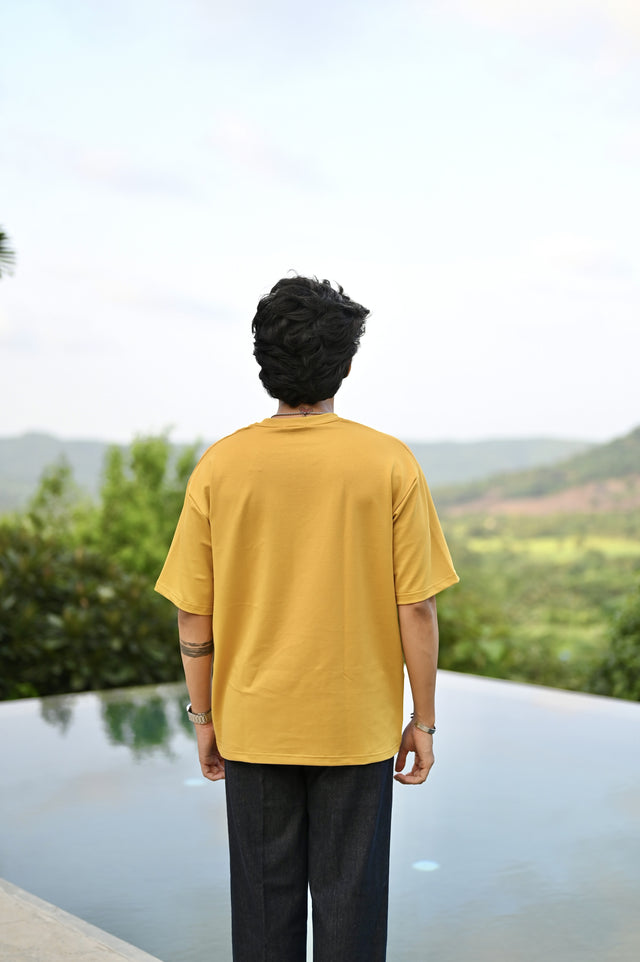 "Fearless Grizzy : Powerfull nature of 3D bear Oversize Linen Tshirt"