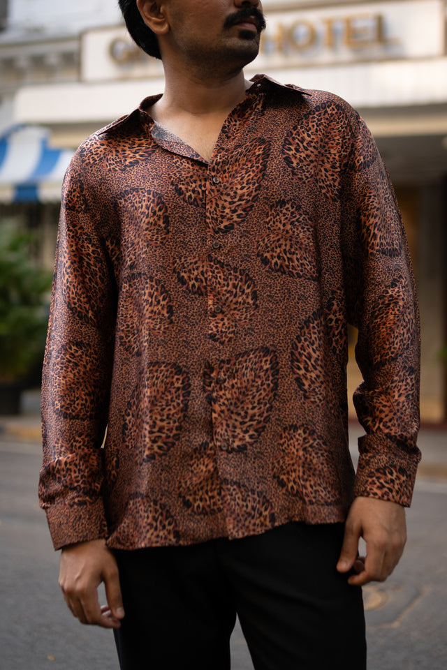 Feral Flow Pure Bemberg Satin Full Sleeve Shirt