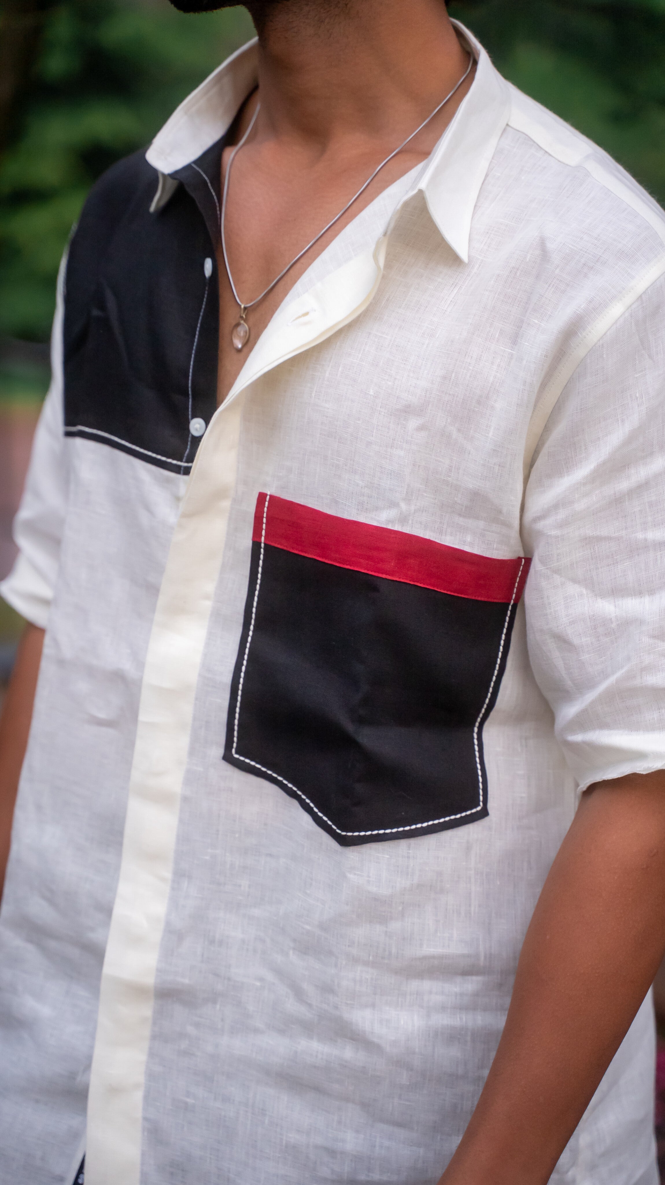 Metro Code  Pure Linen Designer Shirt