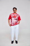 Virtual Visions : Endless World - Oversize Linen Tshirt