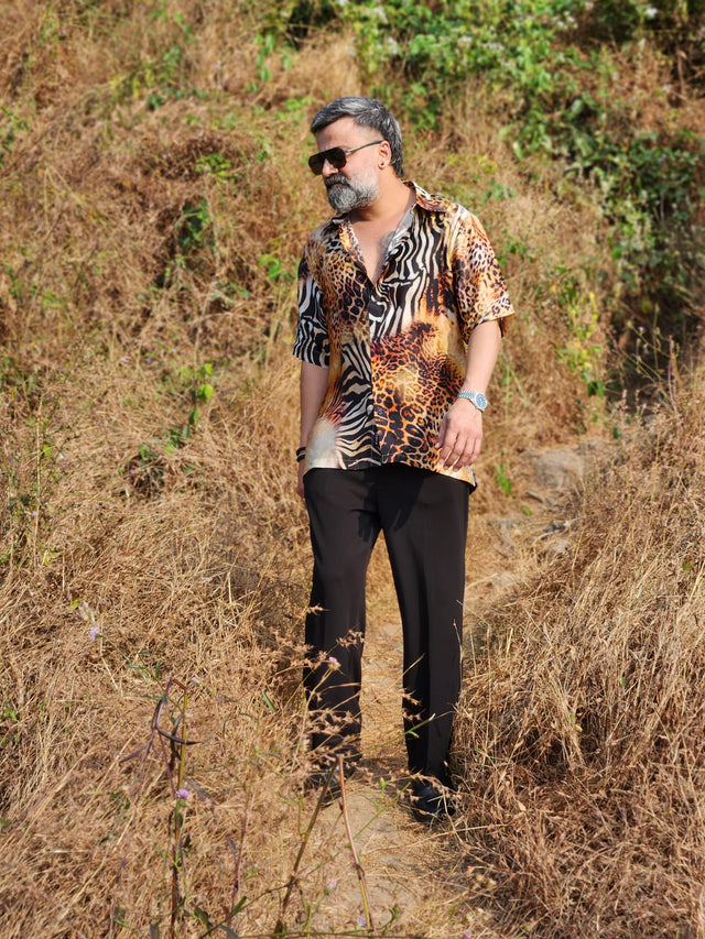 Savage Satin Pure Bemberg Satin Short Sleeve Shirt
