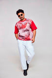 Virtual Visions : Endless World - Oversize Linen Tshirt