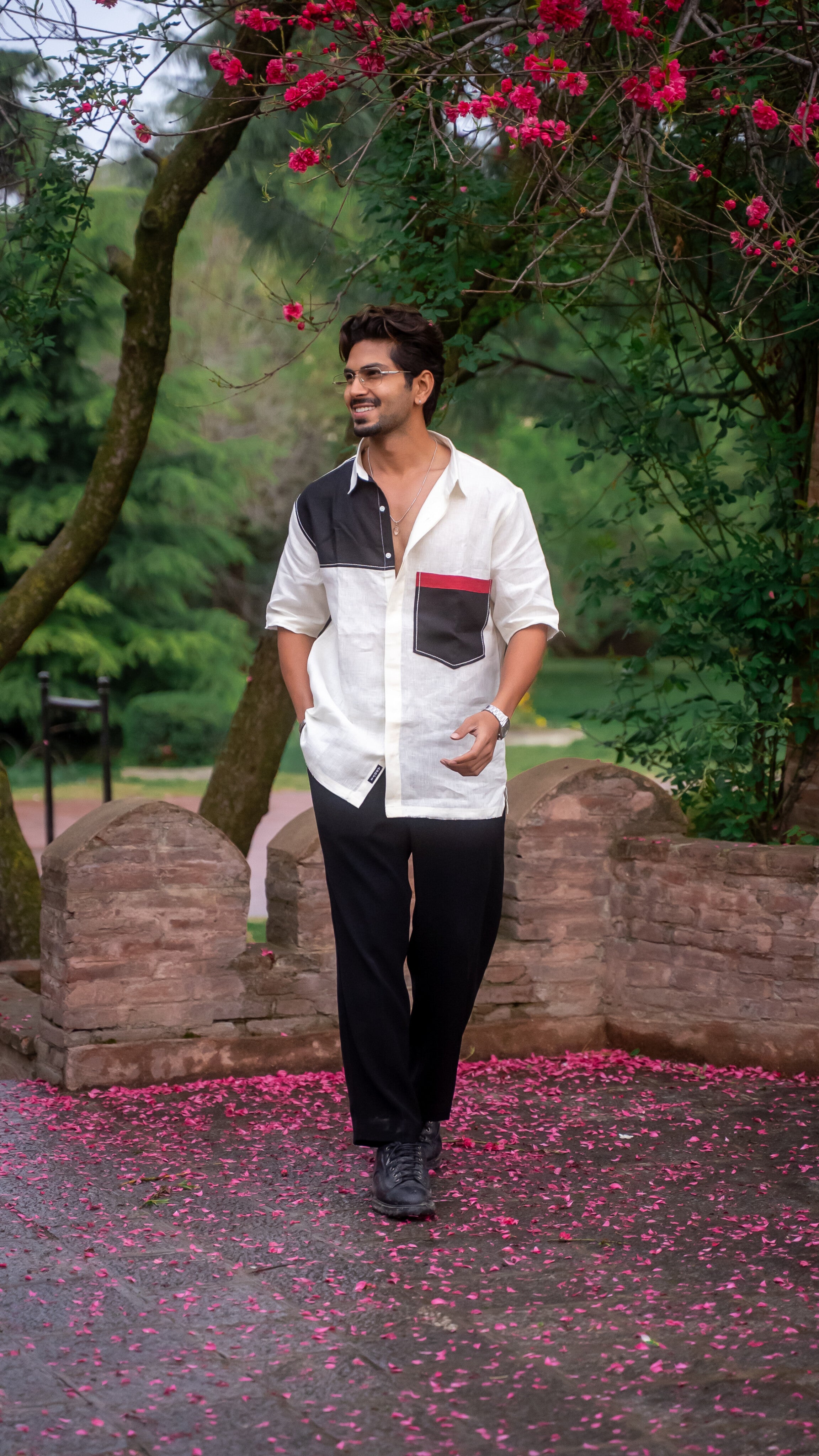 Metro Code  Pure Linen Designer Shirt