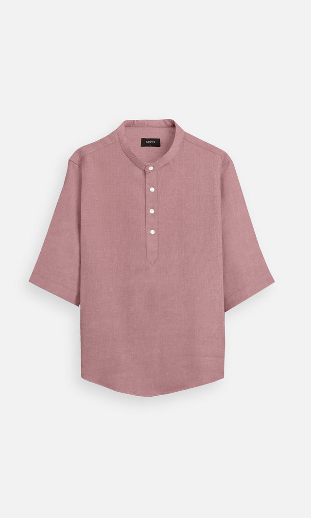 Soft Mauve Pure Linen Shirt, Office Wear, Regular Wear, Formal Wear, Digital Printed Shirt, shirt for men, shirt for women, shirts for men, shirts for women, Short Sleeve shirt, satin Pure Linen shirt, beach wear shirt, party wear shirt