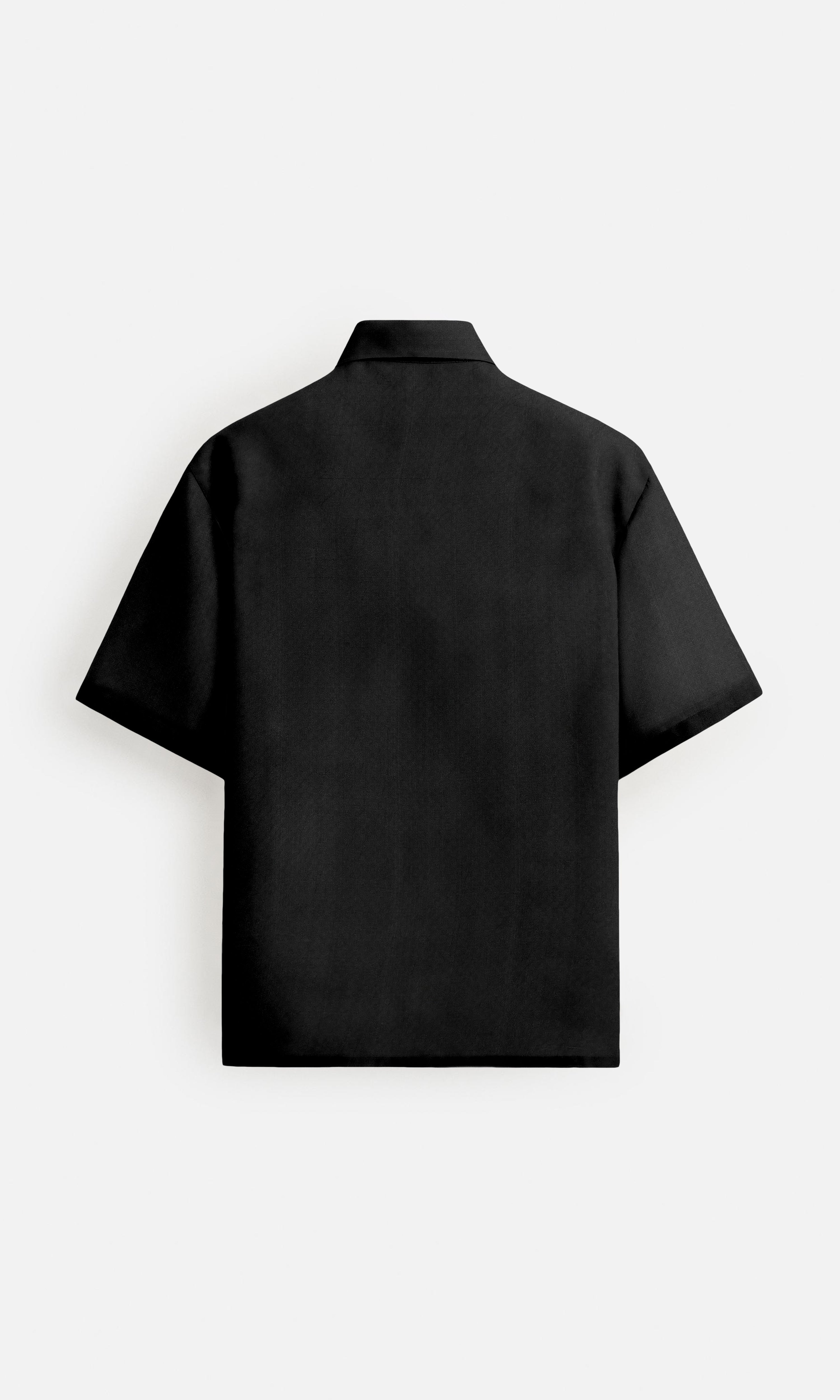 Tribal Cat Pure Bemberg Satin Short Sleeve Shirt