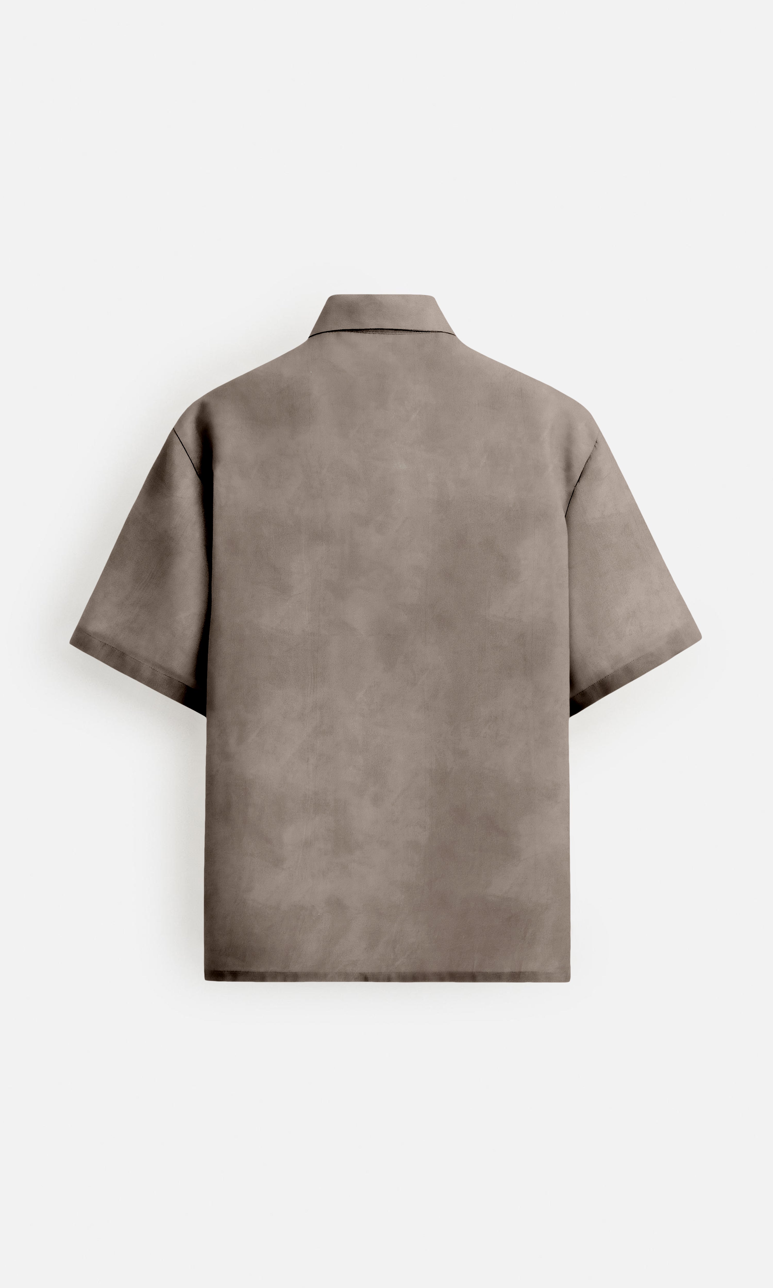 Desert Zebra Pure Bemberg Satin Short Sleeve Shirt