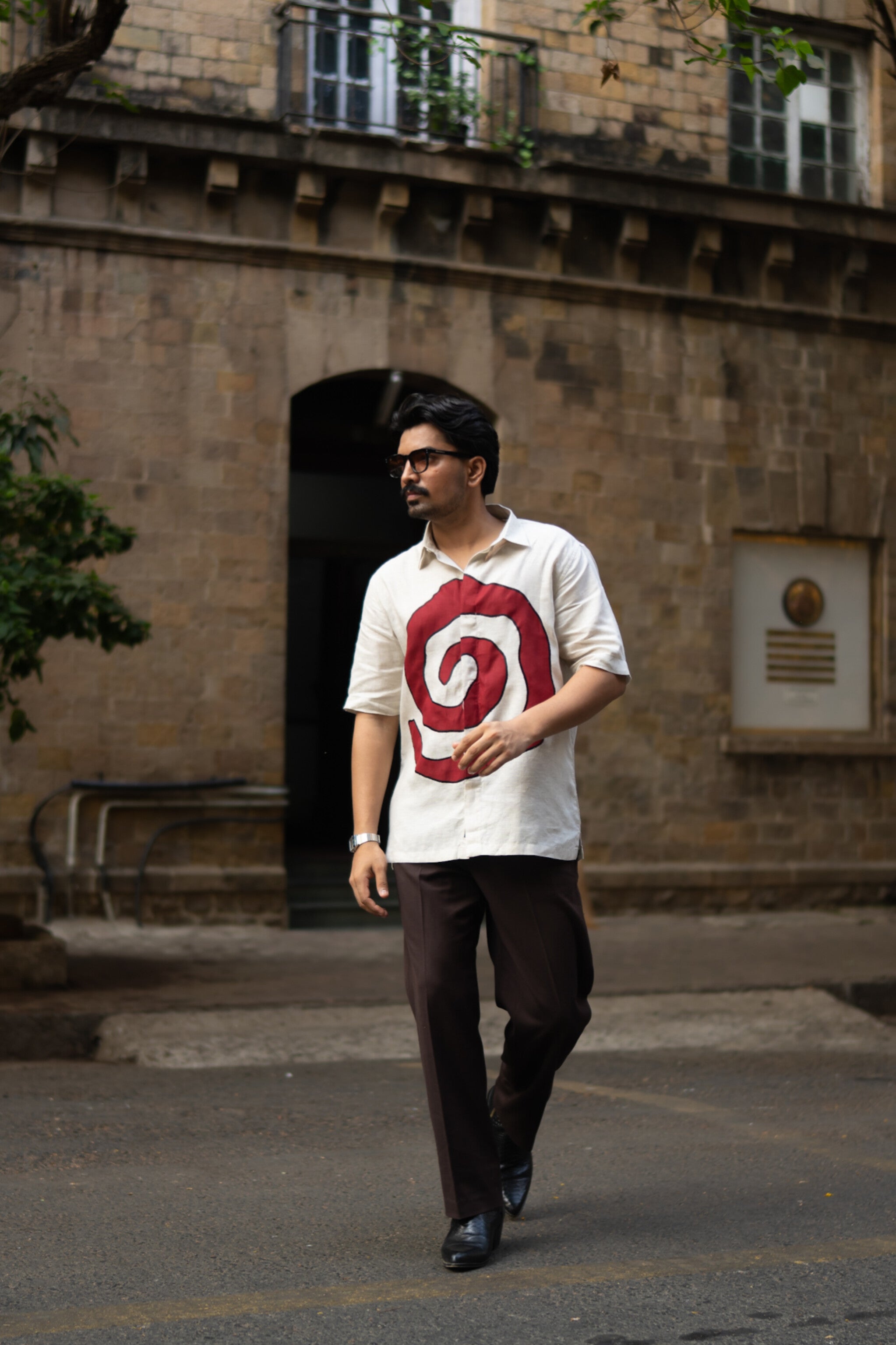 Zen Coil Pure Linen Designer Shirt