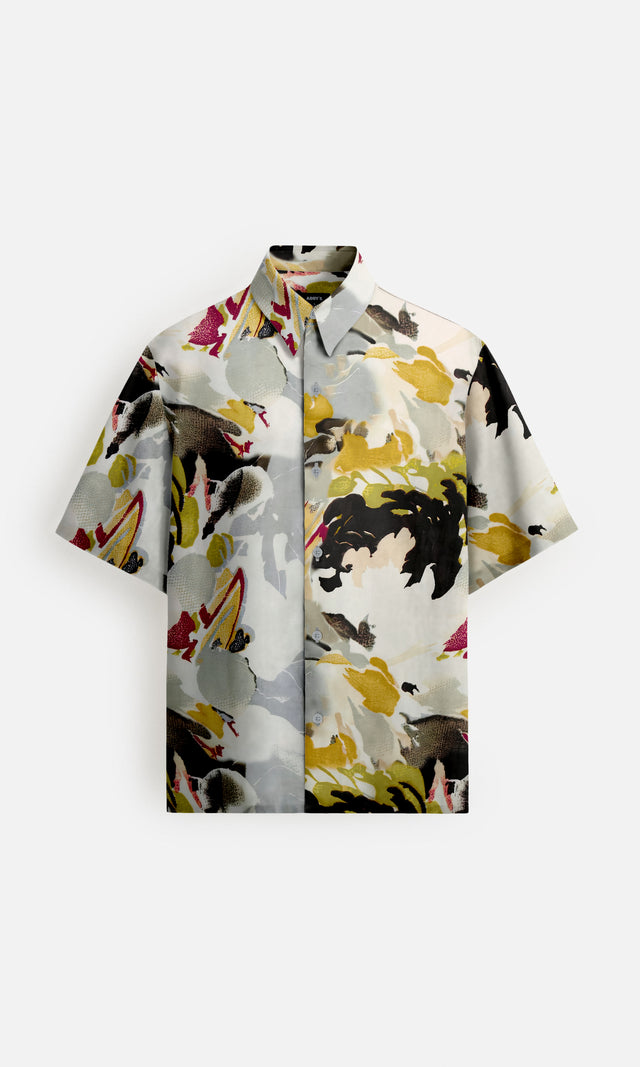 Desert Mirage Pure Bemberg Satin Short Sleeve Shirt