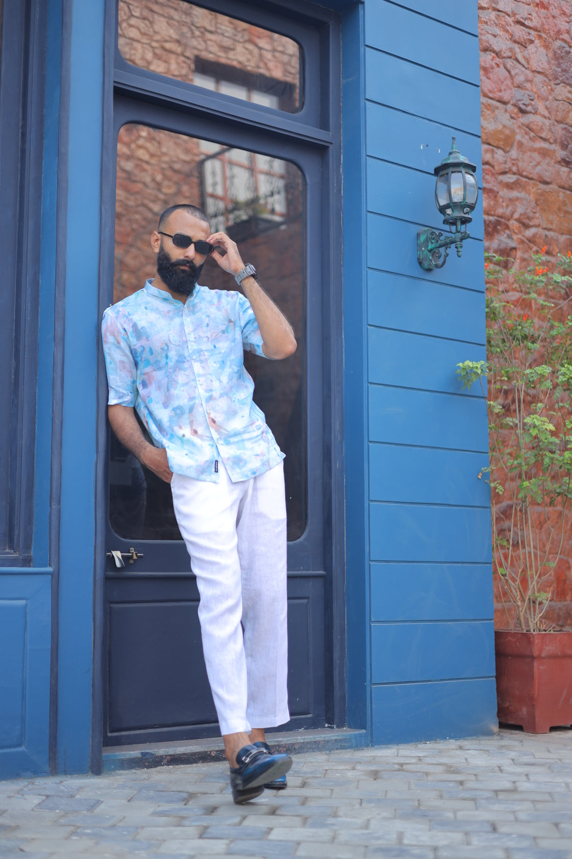 Blue Skies (Pure Linen Shirt) – AddysForMen®️