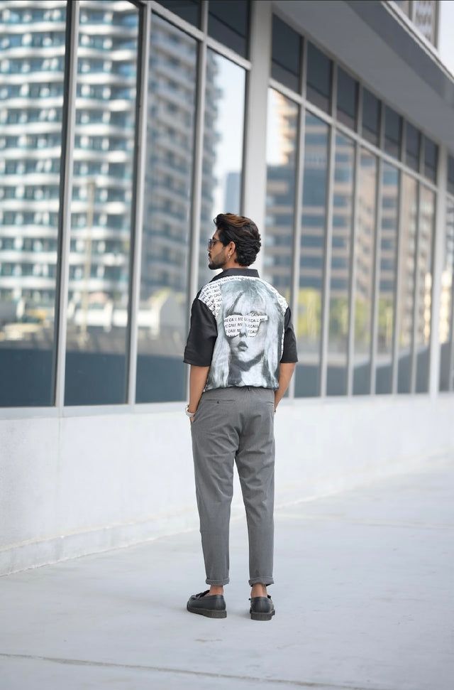 Call me aesthetic (Pure Linen Kurta Style Shirt) - AddysForMen®️