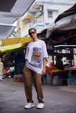 Brown Baddie (Pure Linen T-Shirt Style Shirt) - AddysForMen®️