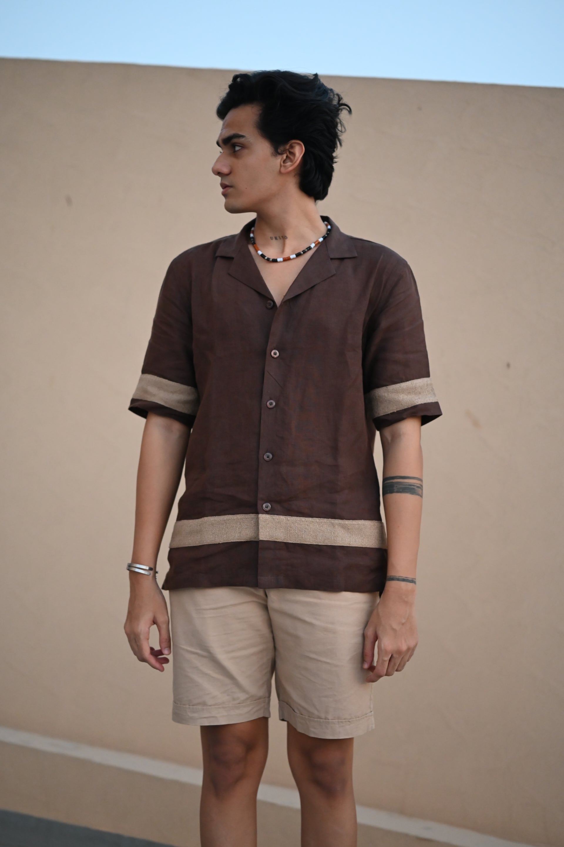 Cofee Mocha (Pure Linen Shirt) – AddysForMen®️