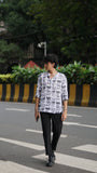 Animal Safari (Pure Linen Kurta Style Shirt) - AddysForMen®️