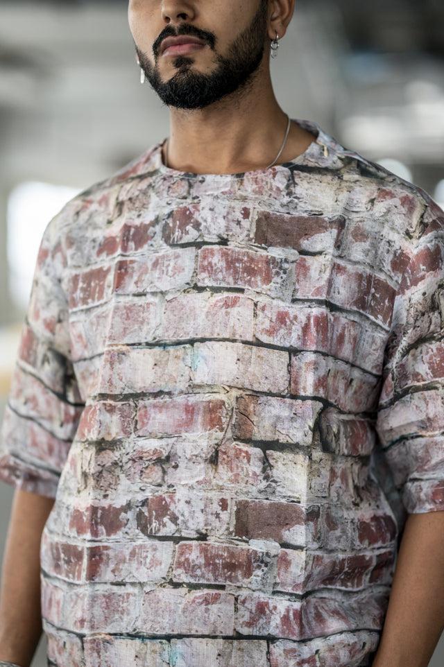 Deceit Nomad (Pure Linen T-Shirt Style Shirt) - AddysForMen®️