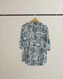 Ancient Art (Pure Linen Kurta Style Shirt) - AddysForMen®️