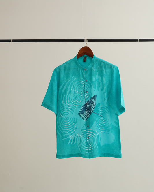 Blue Beach (Pure Linen Shirt) – AddysForMen®️