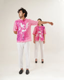 Sprayed Floral (Pure Linen Shirt) – AddysForMen®️